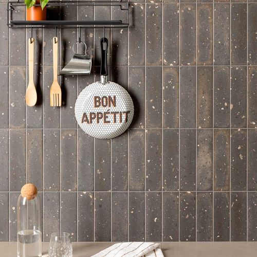 Gres Porcelánico Chelsea Dark Mate No Rectificado - 7 x 26 cm - 0.55 m2