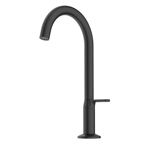 Llave Design Para Lavatorio Pico Alto - Negro