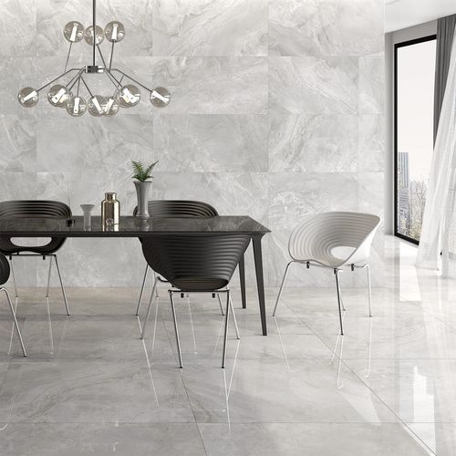 Porcelanato Clothy Perla Pulido - 60X120 cm - 1.44 m2