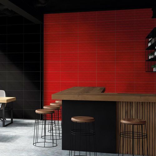 Mayolica Celima Brick New Red Br 30X60 Caja De 1.80 M2
