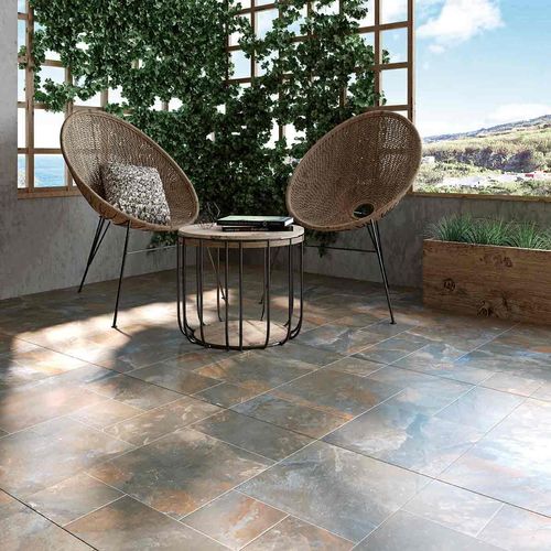 Porcelanato Amyr Musgo Mate Exterior No Rect - 60.8x60.8 cm - 1.48 m2
