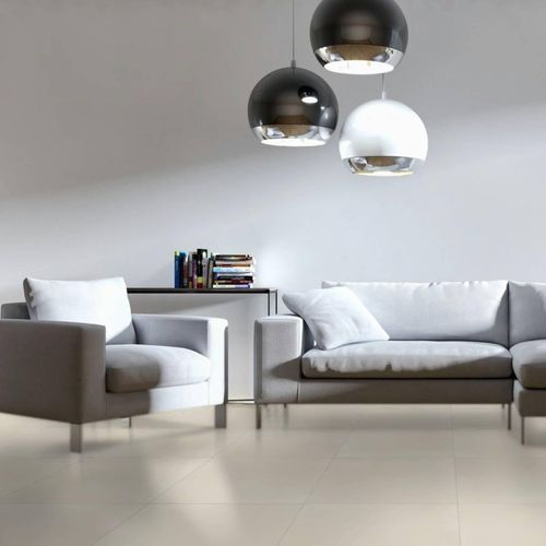 Porcelanato Unicolor Beige Brillante - 60x60 cm - 1.44 m2