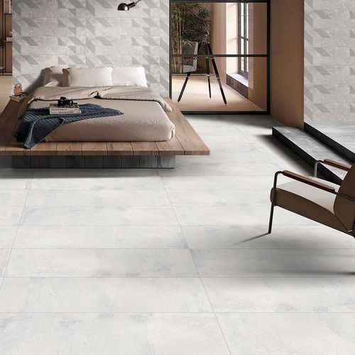Porcelanato Cassinelli Design Lassa Bianco Spiga Rect.Dest.Text. (Solo Pared) 30X120 Caja 1.44 M2