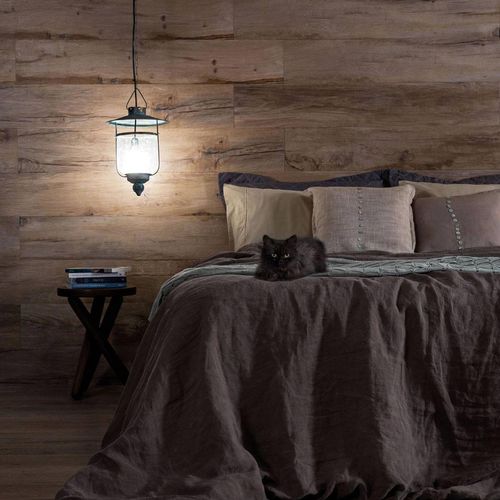 Porcelanato Hunter Marron Acetinado - 19.7x120 - 1.65 m2