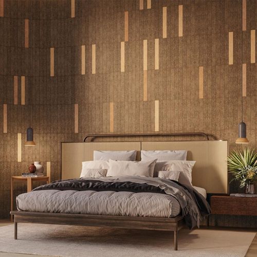 Porcelanato Portinari Sole Decor Brown Natural. No Rect. Dest. 5X40 Caja 0.19 M2