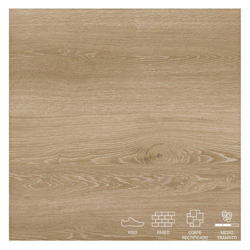 Porcelanato Olivo Claro Mad RF - 60 x 60 cm - 1.44 m2