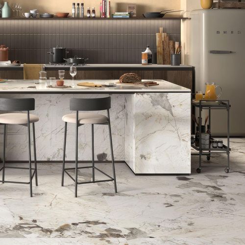 Porcelanato Patagonia Blanco Brillante - 120X278 cm - 3.33 m2