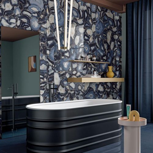 Porcelanato Aesthethica Azul Brillante - 60X120 cm - 2.88 m2