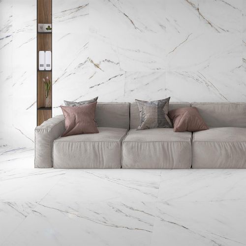Porcelanato Kendall Blanco Pulido - 60X120 cm - 1.44 m2