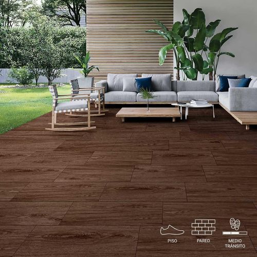 Piso Larice II MAD Noce Mate - 30 x 60 cm - 1.80 m2