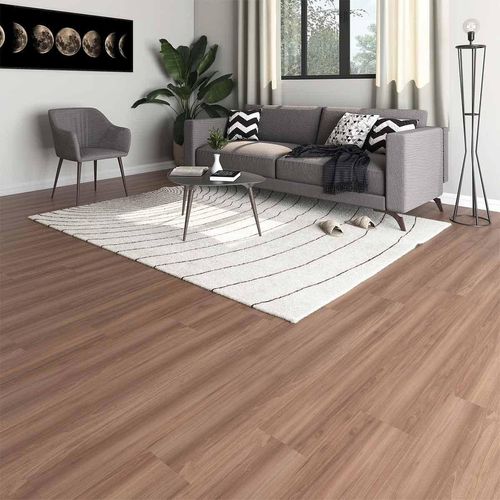 Piso Laminado Spot Ouro Preto AC3 Marrón Mate - 18.7X134 cm - 2.50 m2