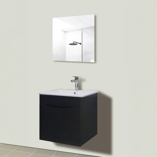 Mueble De Baño Golden Bath Fantasy Wengue 51X52X46 Cm C/ Rebose Inc. Lavat Emp + Espejo