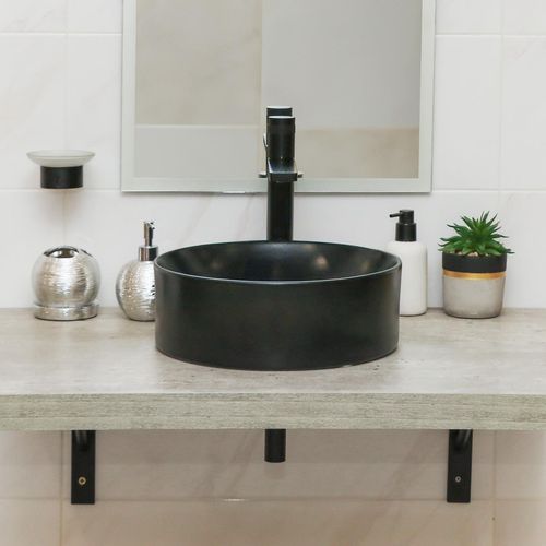 Monocomando Eos Para Lavatorio - Negro