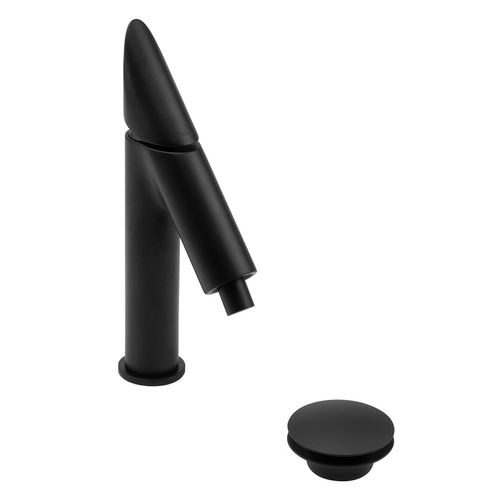 Monocomando Minione Para Lavatorio - Negro
