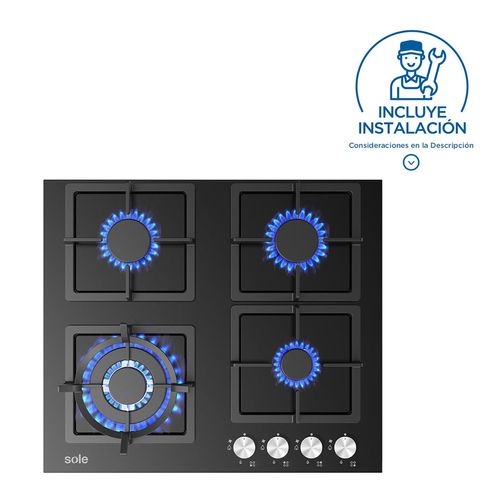 Cocina Encendido Eléctrico SOLCO040 Empotrable