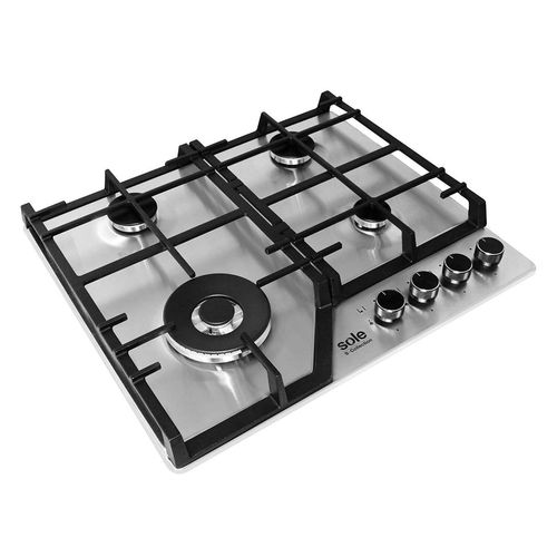 Encimera Acero Inoxidable a Gas - 60cm - SOLCO063 - S.Collection