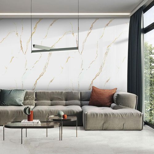 Panel Romantic Pvc Carrara Golden 1220X3X2440 Mm