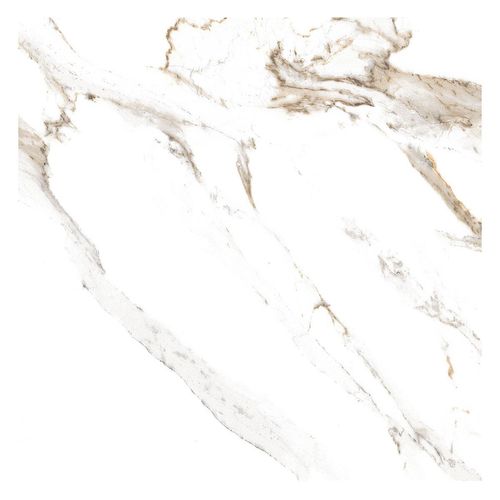 Porcelanato Calacatta Blanco/Brown Pulido - 60X60 cm - 1.44 m2