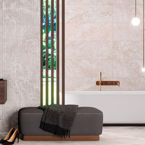 Mayólica Brecciate Beige Mate - 40X120 cm - 1.44 m2