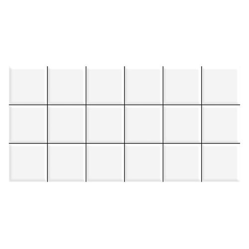 Mayólica Quadrate Blanco Brillante - 30X60 cm - 1.62 m2