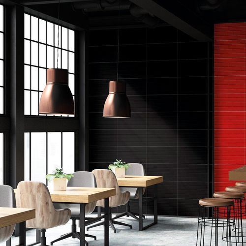 Mayólica Brick Negro Brillante - 30 x 60 cm - 1.81 m2