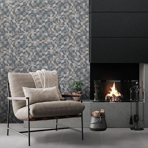 Mosaico Oxford Gris - 15 x 15 cm