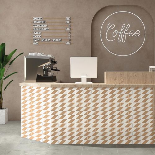 Listelo Brick Diagonal Beige - 7.5 x 15 cm