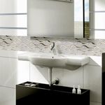 Listelo Ondas Beige Brillante/Mate - 45X15 cm - 1 pza-1758010919792