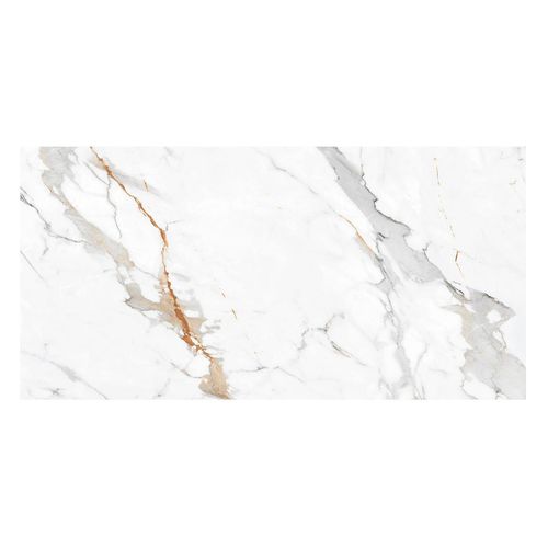 Porcelanato Calacatta Blanco Brillante - 60X120 cm - 1.44 m2