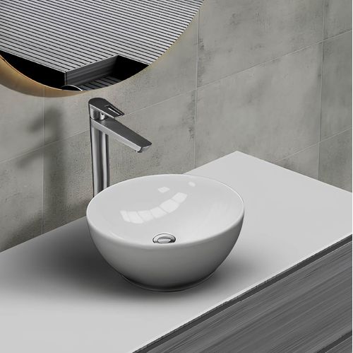 Bowl Soana de Sobreponer - Blanco Brillante - 35 x 35 x 15