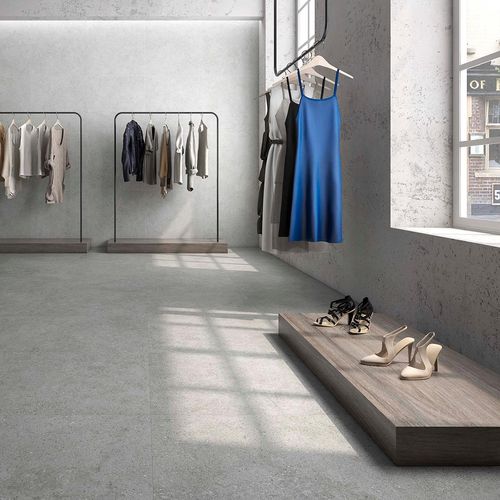 Porcelanato Geotiles Reggio Gris Mate Rect. 60X60 Caja 1.44 M2