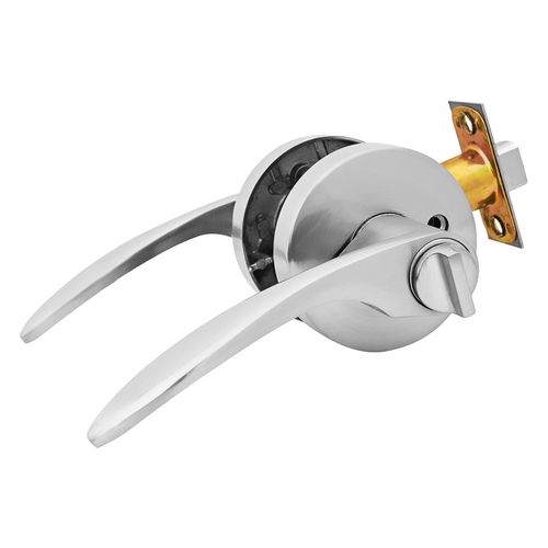 Cerradura Zender Tubular Manija Mod Ana Acero Satin Baño (700011)