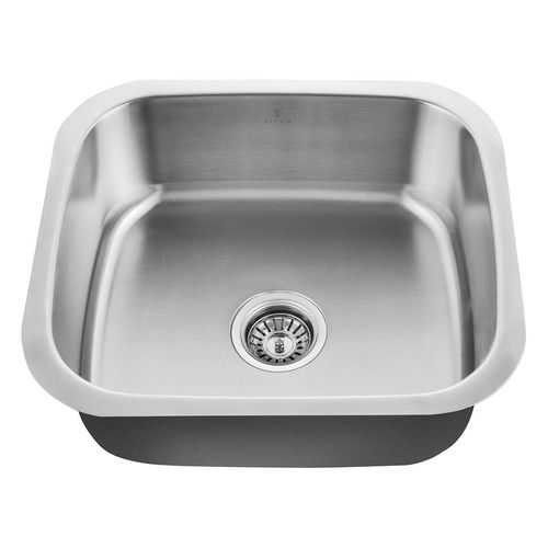 Lavadero Titan Helios Empotr C/Reb 1P 40X46X20 Esp 0.8Mm Inc Des 3 1/2 + Can/Trampa Pvc 1 1/2