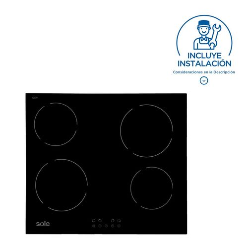 Encimera Vitrocerámica Eléctrica - 60cm - SOLCO021V2 - S.Collection