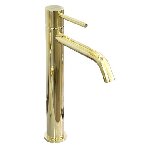 Monocomando Ferretti Holland Max P/Bowl Dorado Alto Al Mueble Plus