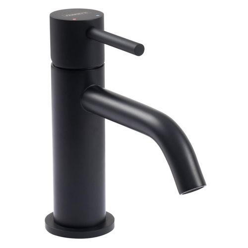 Monocomando Ferretti Holland Max P/Lavatorio Negro Bajo Al Mueble Plus