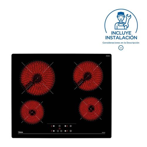 Cocina Teka Encimera Vitrocerámica Tb 6415 60 Cm/ 4 Z Coccion
