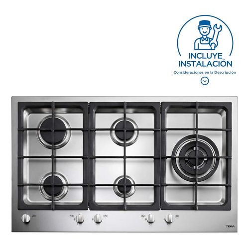 Cocina Teka Ew 90 5G Ai Al Tr But Ac Inox Parrillas De Hierro Fundido 60 Cm