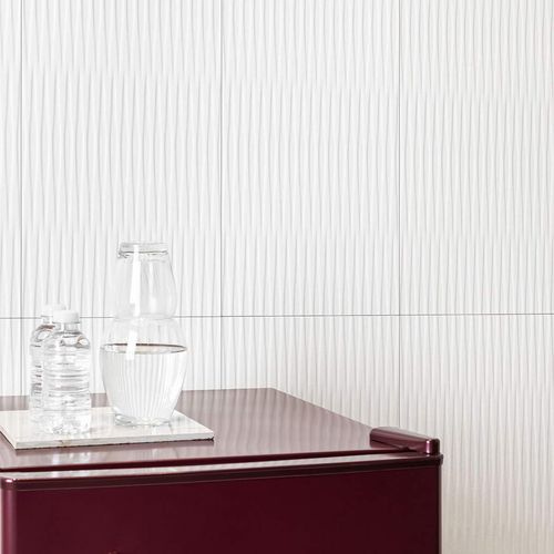 Mayolica Eliane Atena Zeus Branco Metalizado Rect. 30X90 Caja 1.62 M2