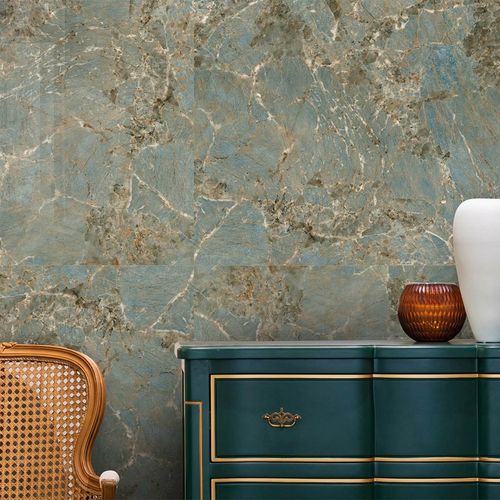 Porcelanato Villagres Amazonita Azul Pulido Rect. Dest. 80.5X140 Caja 2.25 M2