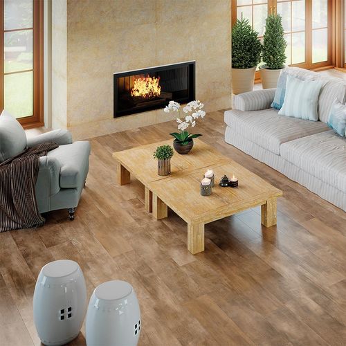 Porcelanato Villagres Ceratto Carvalho Marron Mate Exterior Rect. Dest. 24.5X100 Caja 2.20 M2