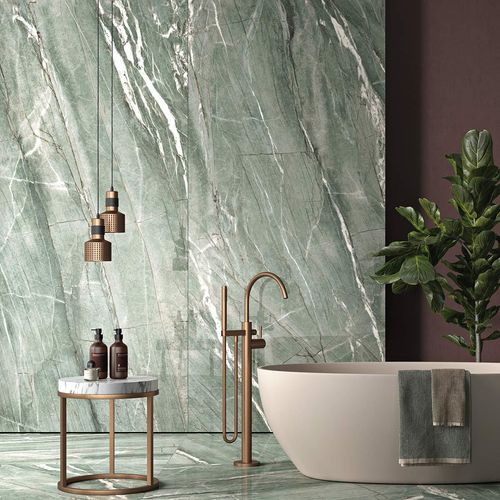 Porcelanato La Faenza Tifanny Green Semipulido 3D Rect. Dest. 60X120 Caja 2.88 M2