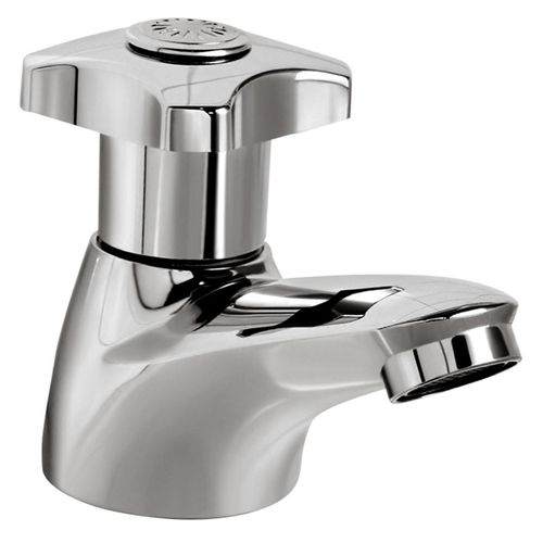 Llave Simple Omega Punta Sal Cromo Abs S/Des. P/Lavatorio