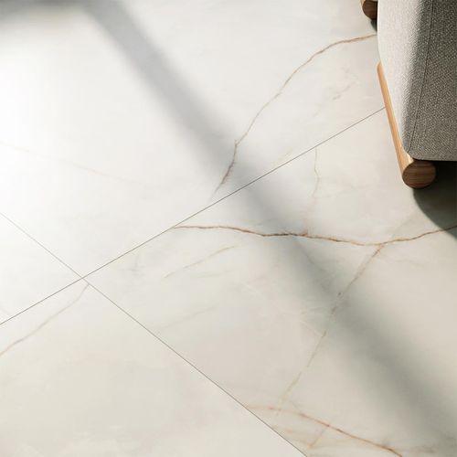 Porcelanato Villagres Palazzo Ducale Bianco Pulido Rect. Dest. 123X123 Caja 3.03 M2