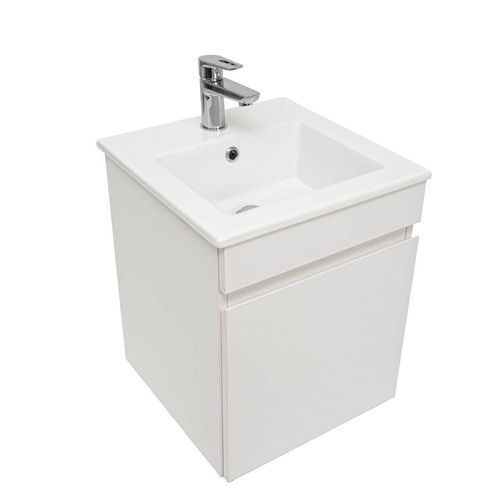 Vanitorio Trebol Cambria Blanco 50X40X41 Cm Inc. Lavatorio C/ Rebose (610005828-610005825)