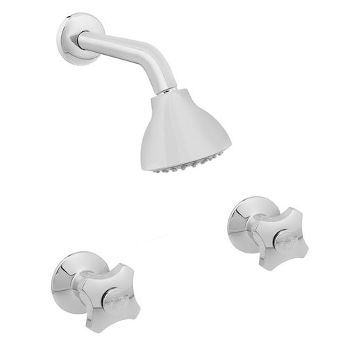 Mezcladora Italgrif Punta Sal De Ducha 02 Llaves C/Salida De Ducha Omega En Abs Cromado