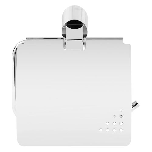 Porta Papel Higienico Con Tapa Ferreti Nueva Fashion Cromo