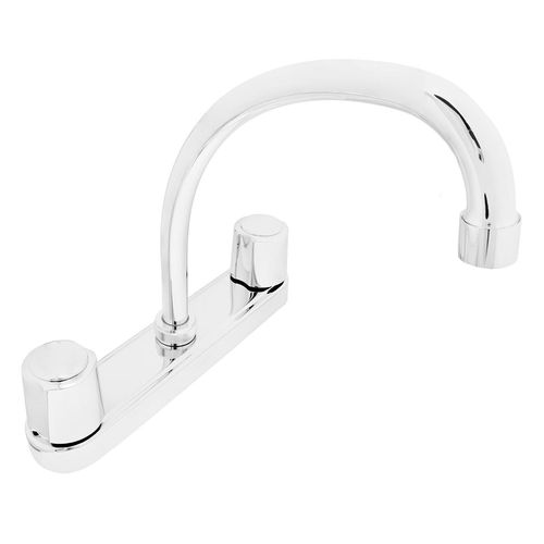 Mezcladora Vainsa Mares Egeo Cromo C/Pico 'L' Y Areador Simple Mueble P/Lavadero. Va7