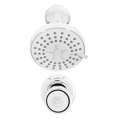 Llave Trebol Della Cromo C/Salida Della P/Ducha (Disco Ceramico)