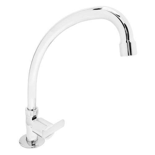 Llave Italgrif Buzios Lever Minimalista Cromo Para Bar Con Pico Giratorio